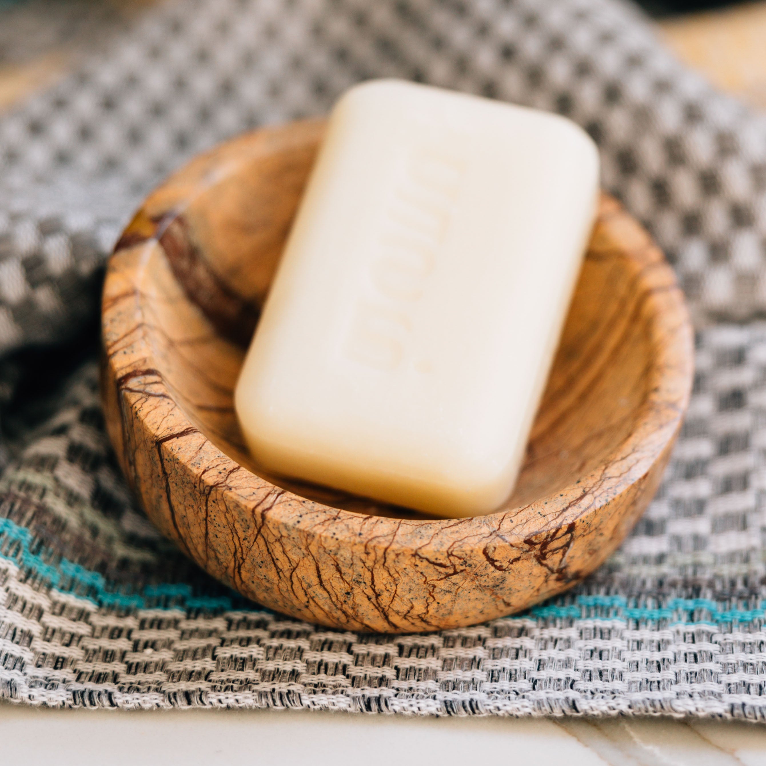 Bidasar Stone Soap Dish - Ten Thousand Villages
