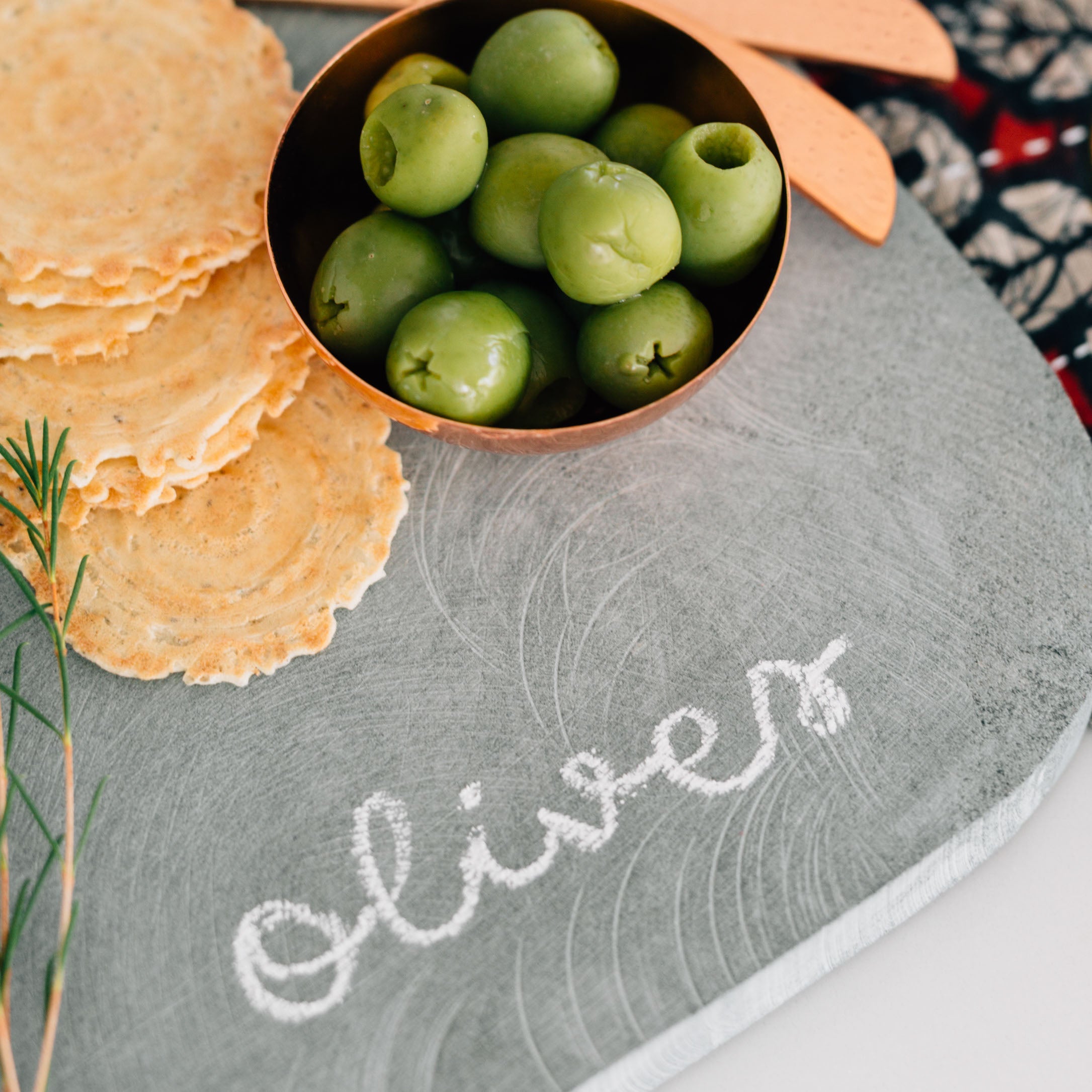 Palewa Stone Serving Board - Savvy Server - Ten Thousand Villages