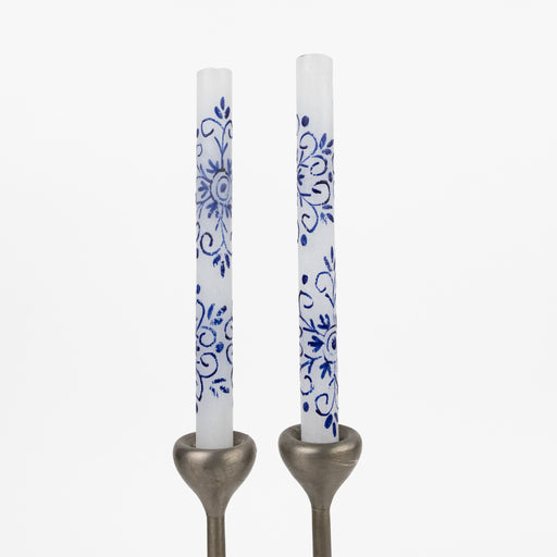Henna Painted Taper Candles