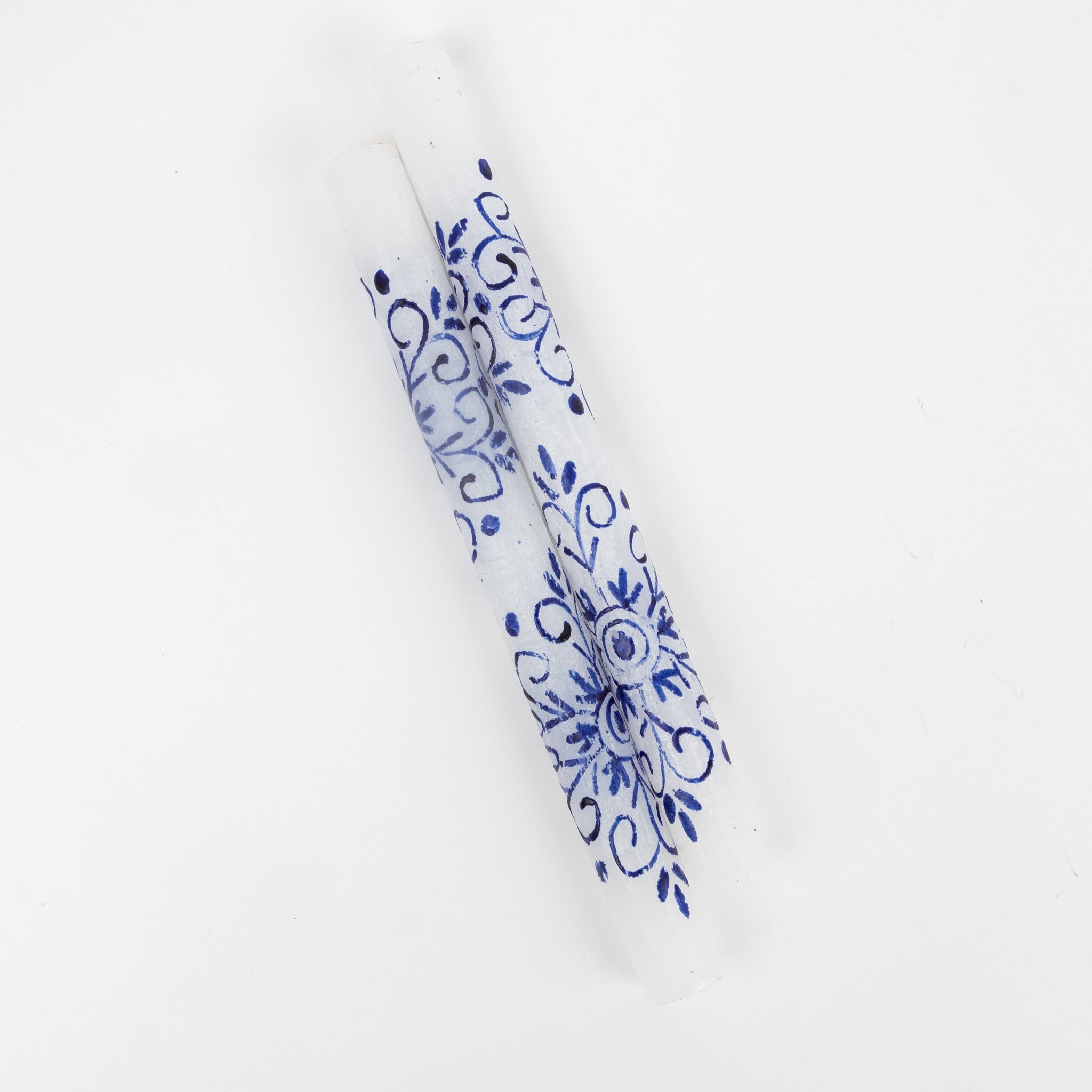 Henna Painted Taper Candles - Ten Thousand Villages