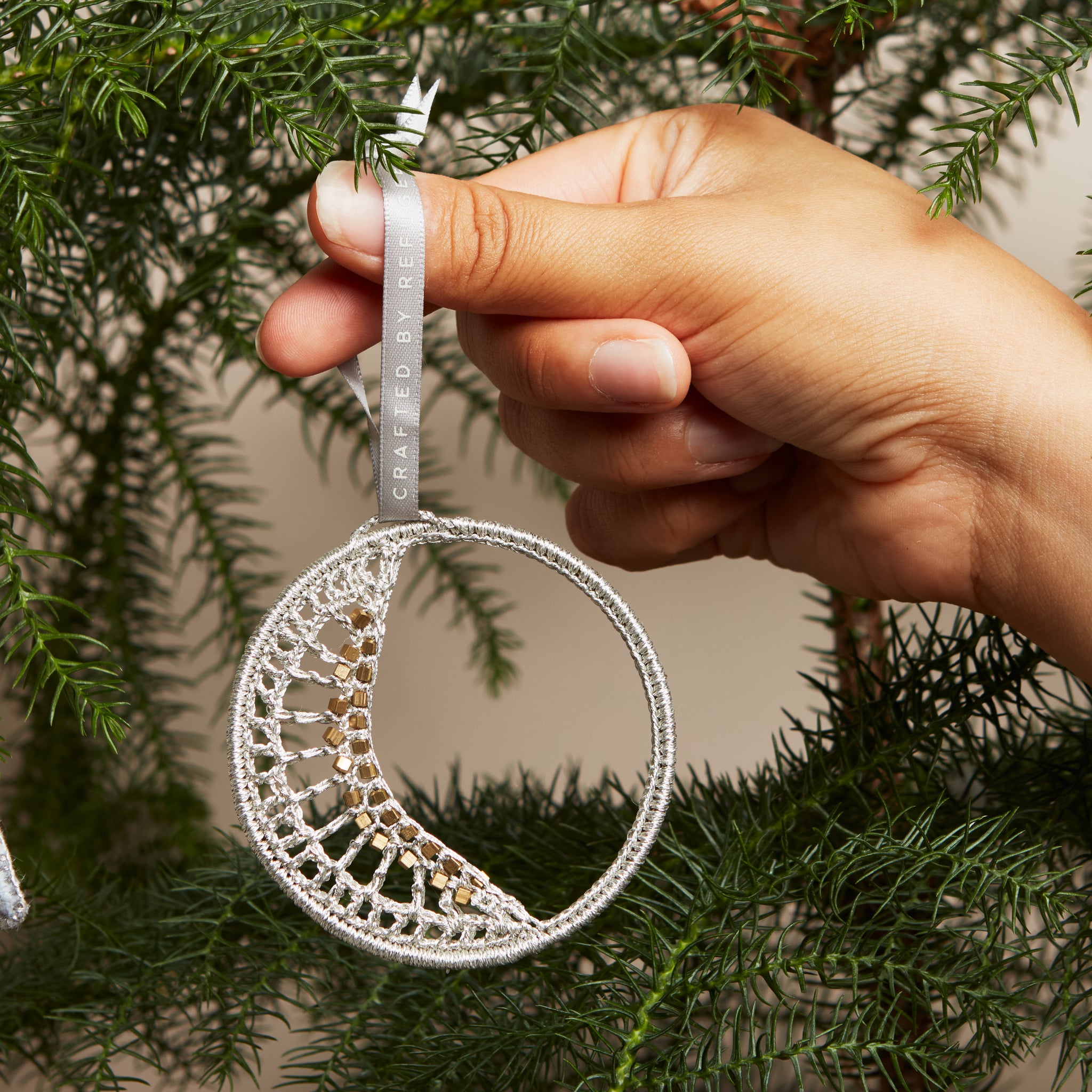 Ornament MADE51 Valila Silver Moon – Ten Thousand Villages