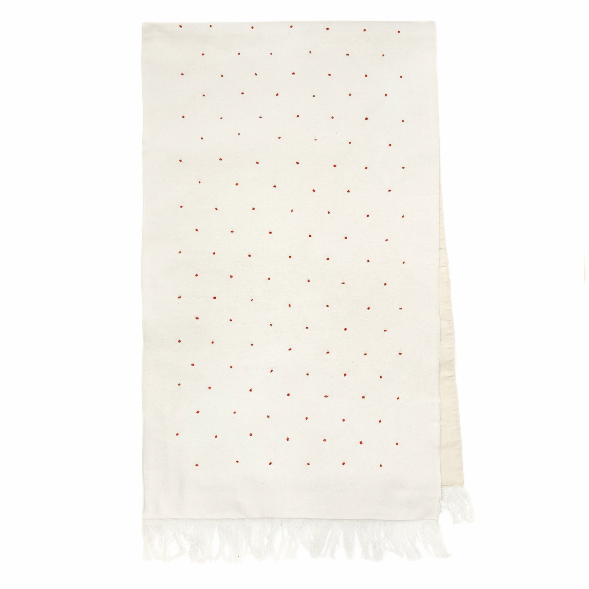 Marjita Table Runner - Red Dots