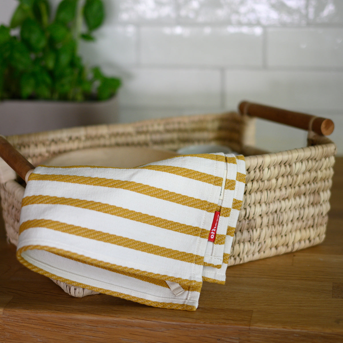 Thala Tea Towel Set - Yellow