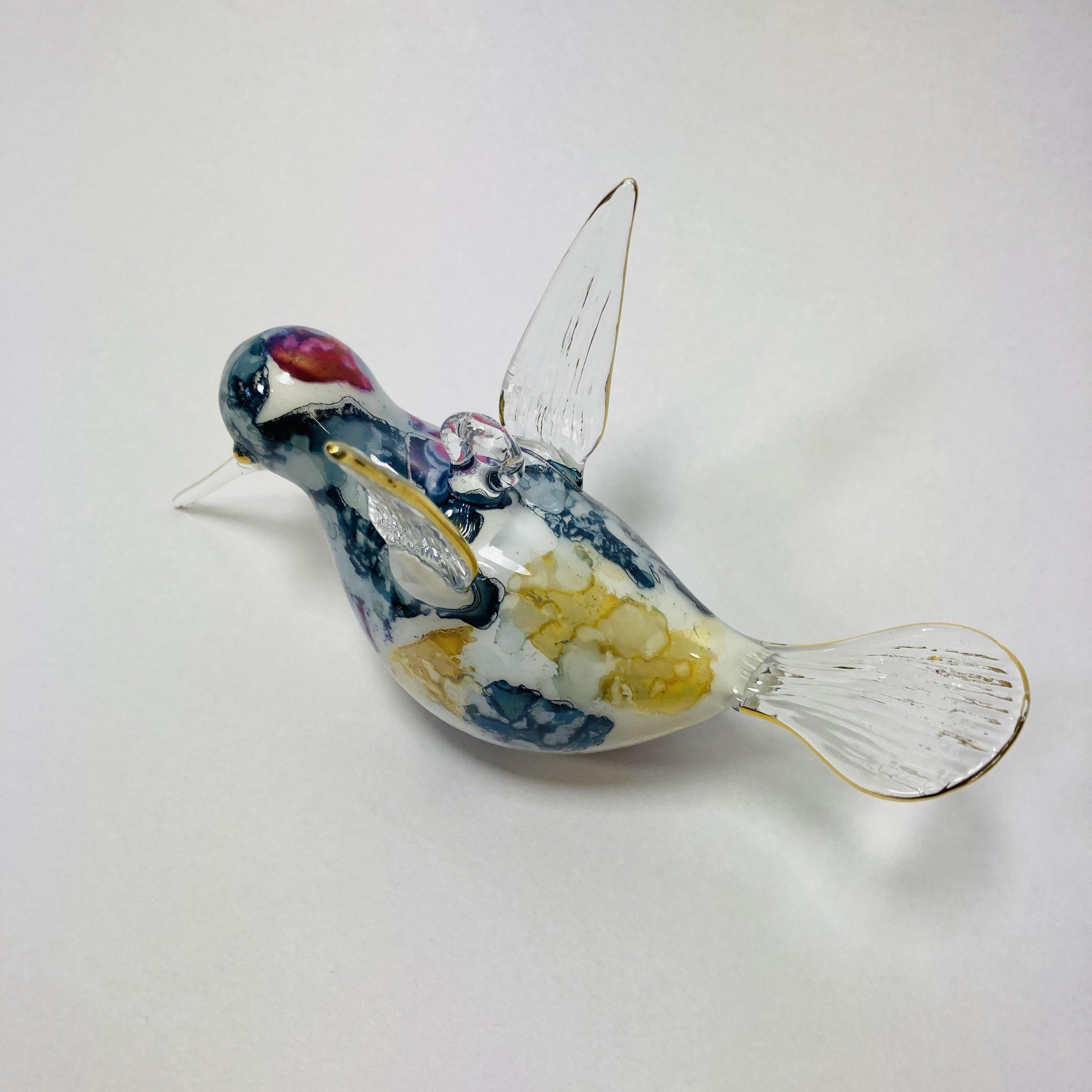 Heba Glass Hummingbird Ornament
