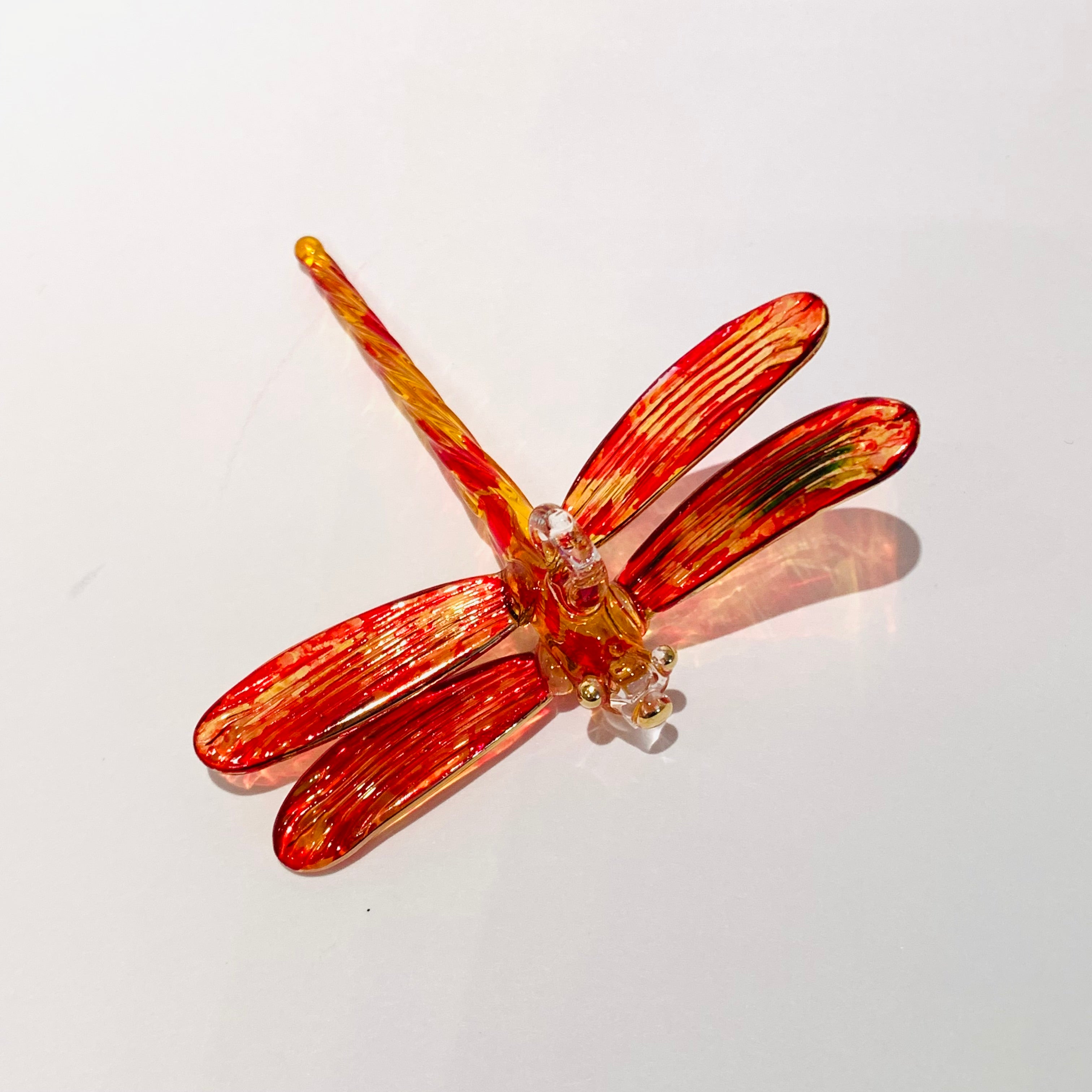 Aly Glass Dragonfly Ornament