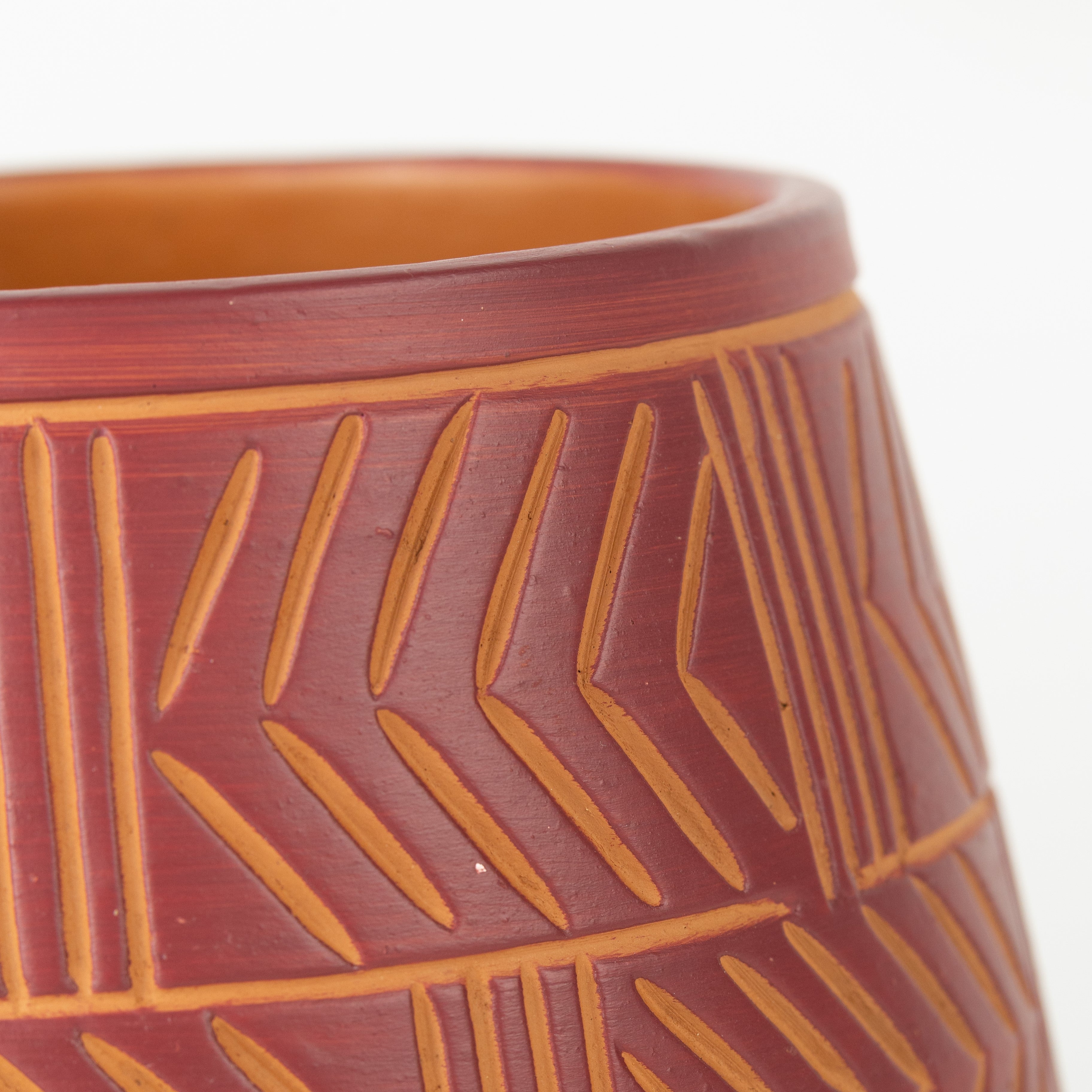 Hattaya Red Terracotta Planter with Feet - Ten Thousand Villages