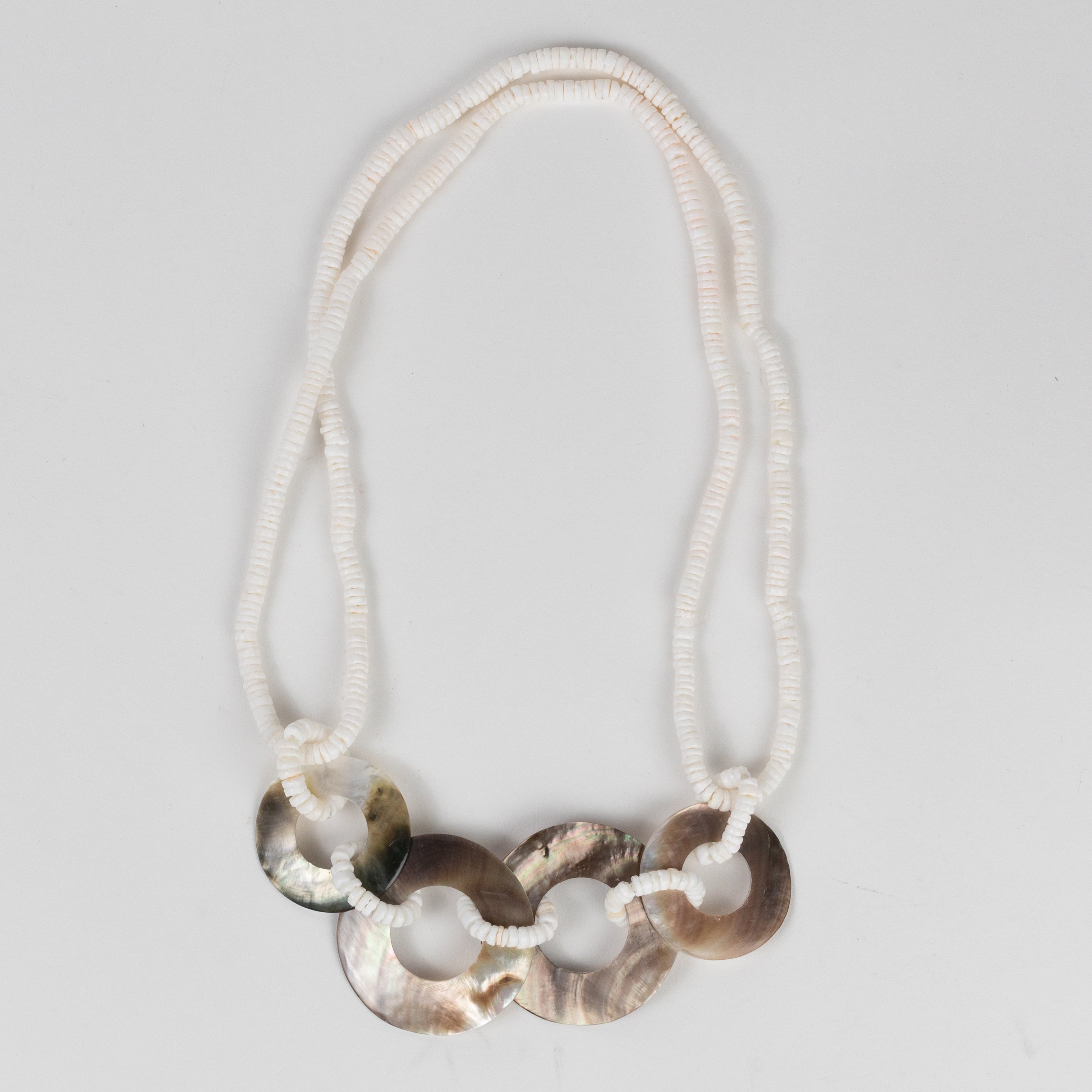 Infinite Loops Shell Necklace - Ten Thousand Villages