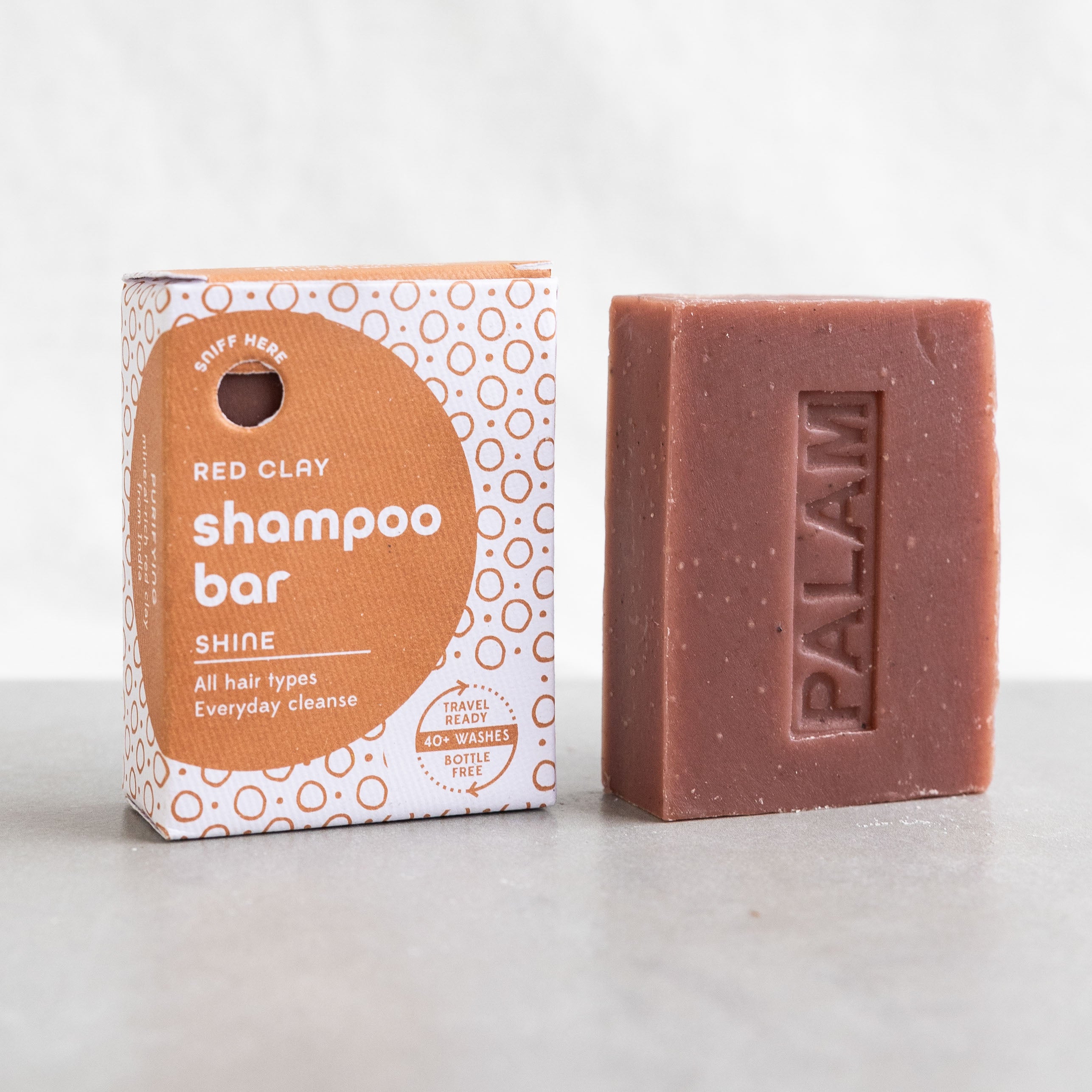 Shine Red Clay Shampoo Bar - Ten Thousand Villages