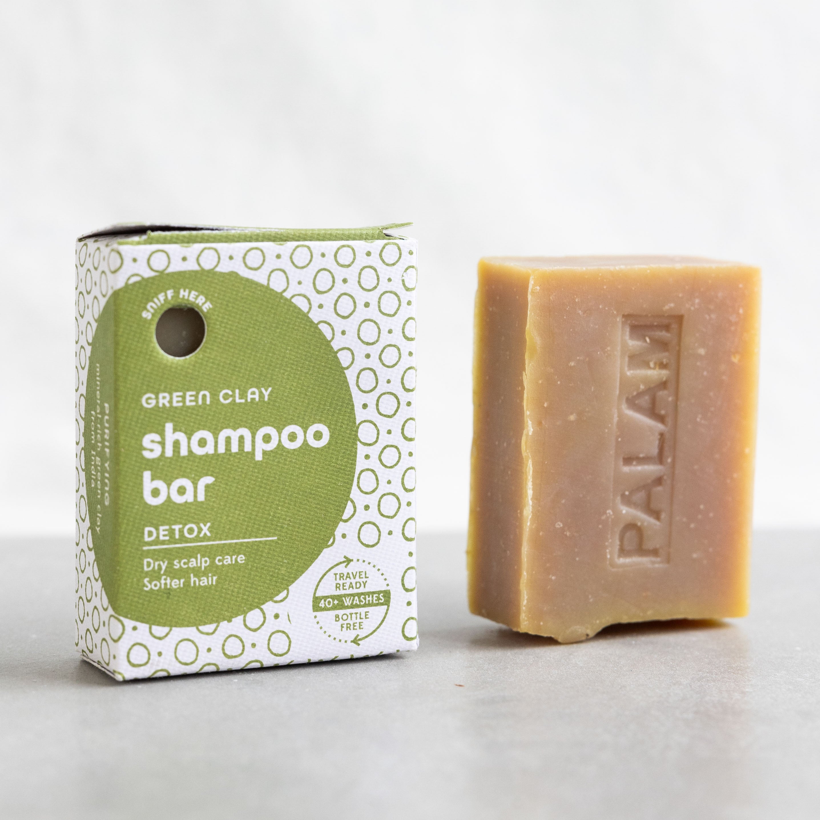 Detox Green Clay Shampoo Bar - Ten Thousand Villages