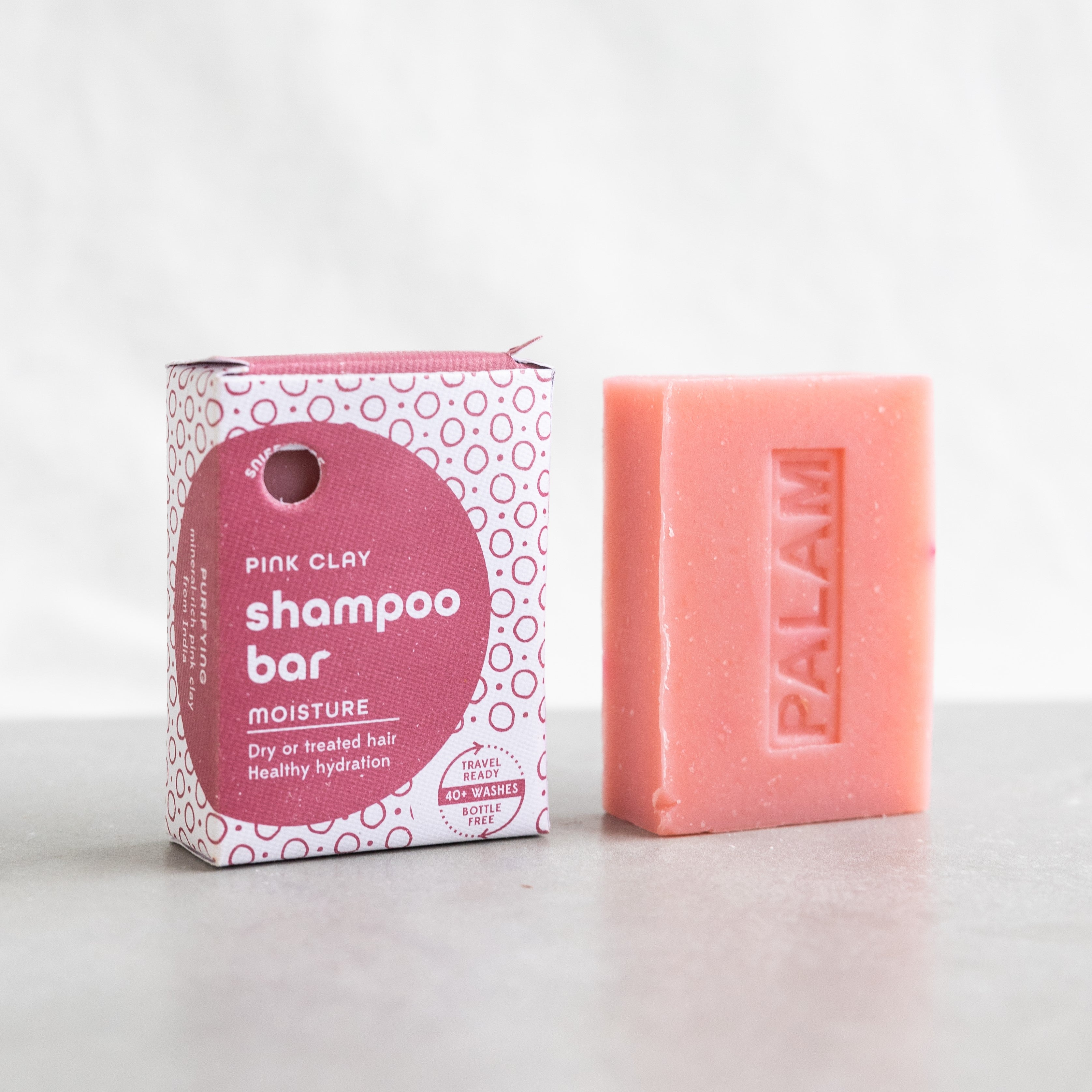 Moisture Pink Clay Shampoo Bar - Ten Thousand Villages