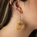 Sadaf Olive Wood Round Earrings thumbnail 2