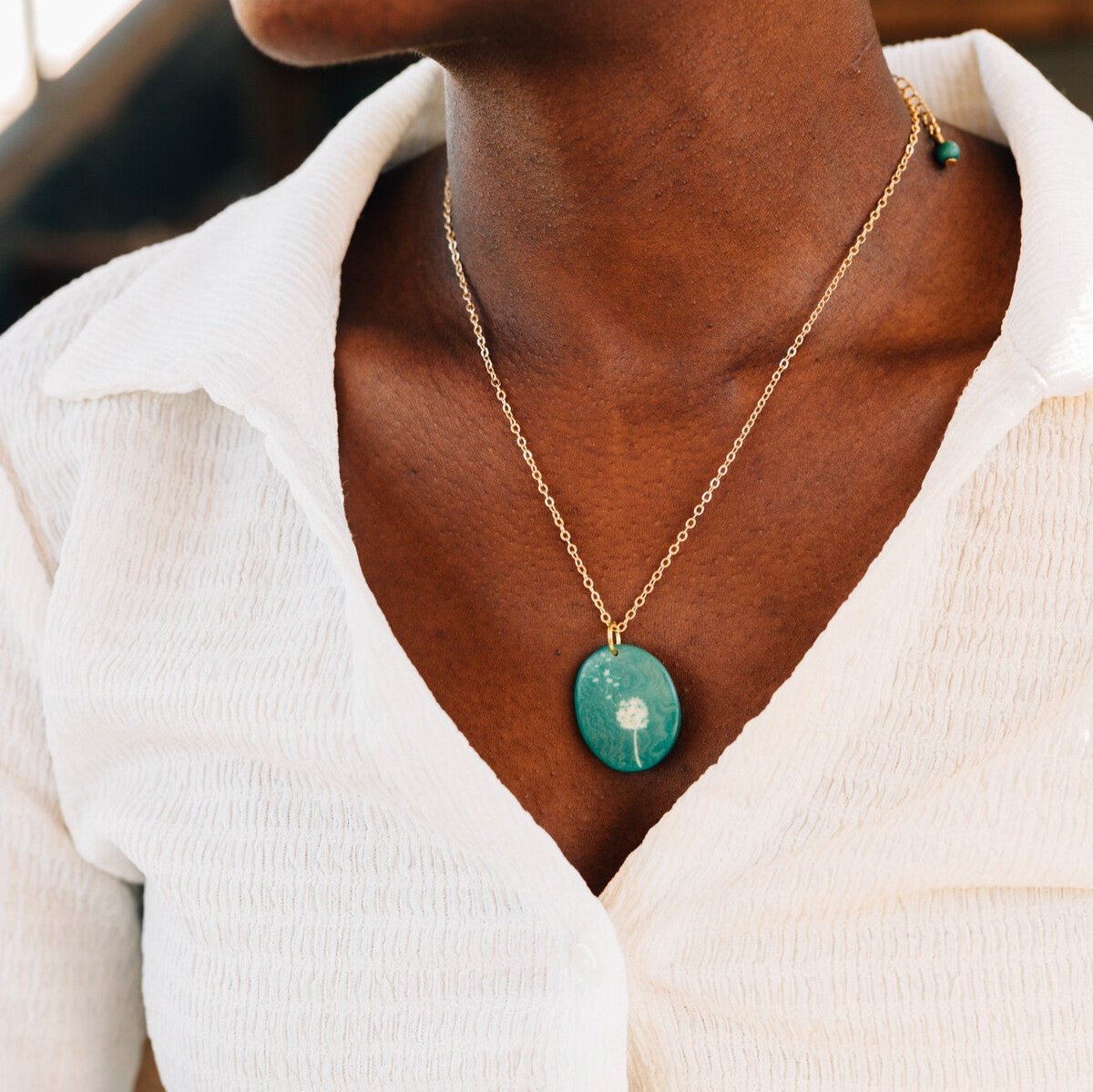Wish On the Wind Tagua Necklace - Ten Thousand Villages
