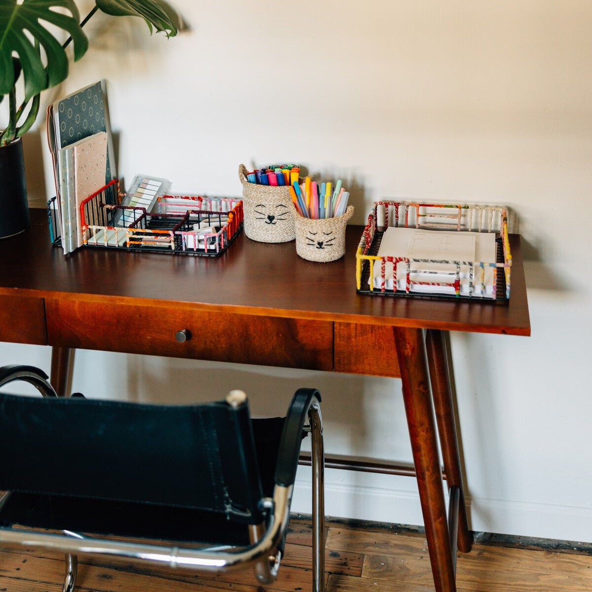 Cat Face Jute Basket - Ten Thousand Villages