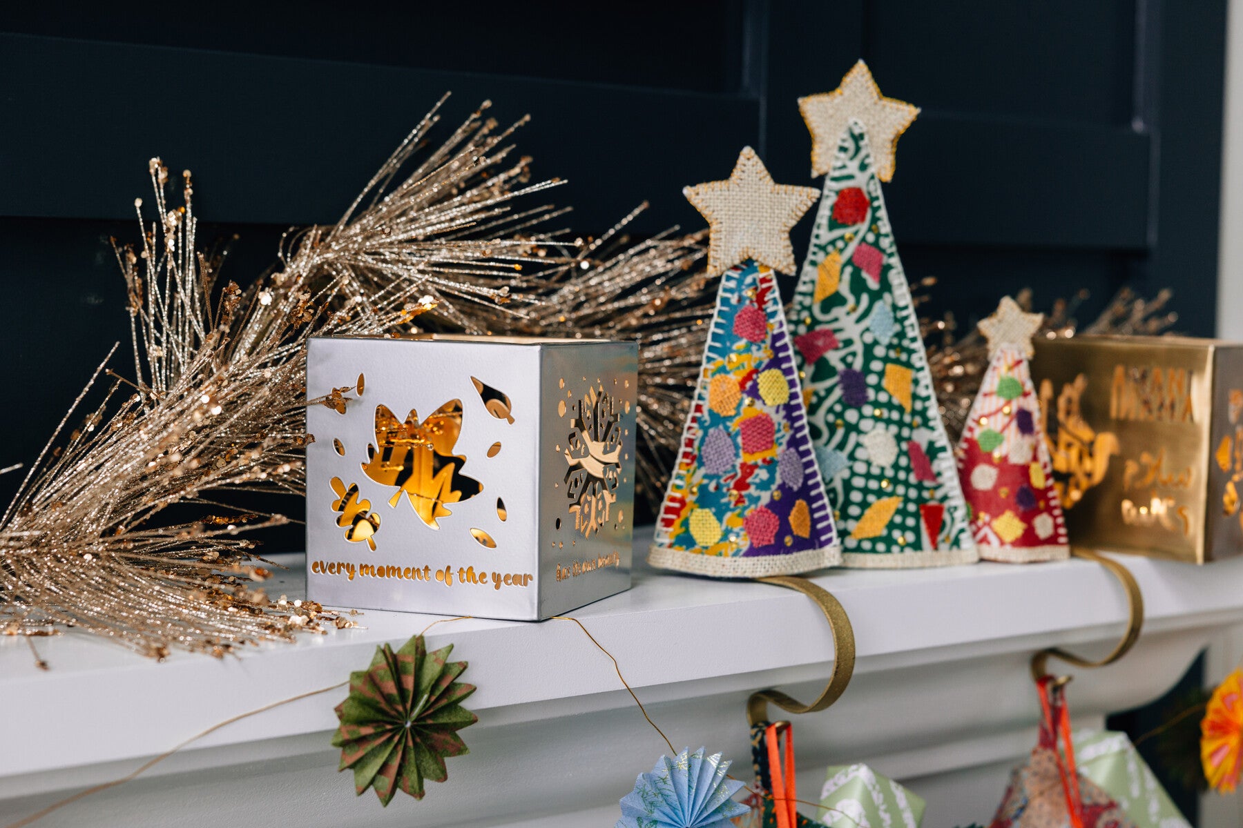 Four Seasons Cube Candleholder - Ten Thousand Villages