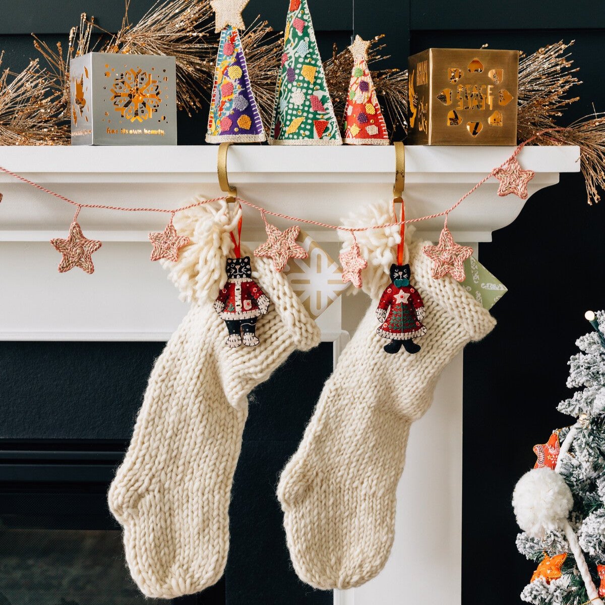Chunky Knit Christmas Stocking - Ten Thousand Villages