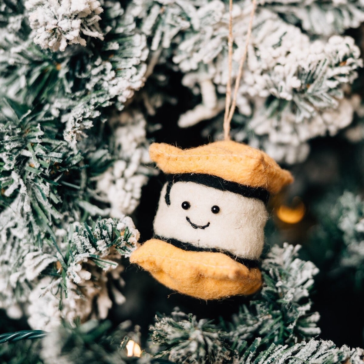S'More Felt Ornament - Ten Thousand Villages