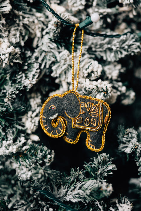 Wise Elephant Ornament 2