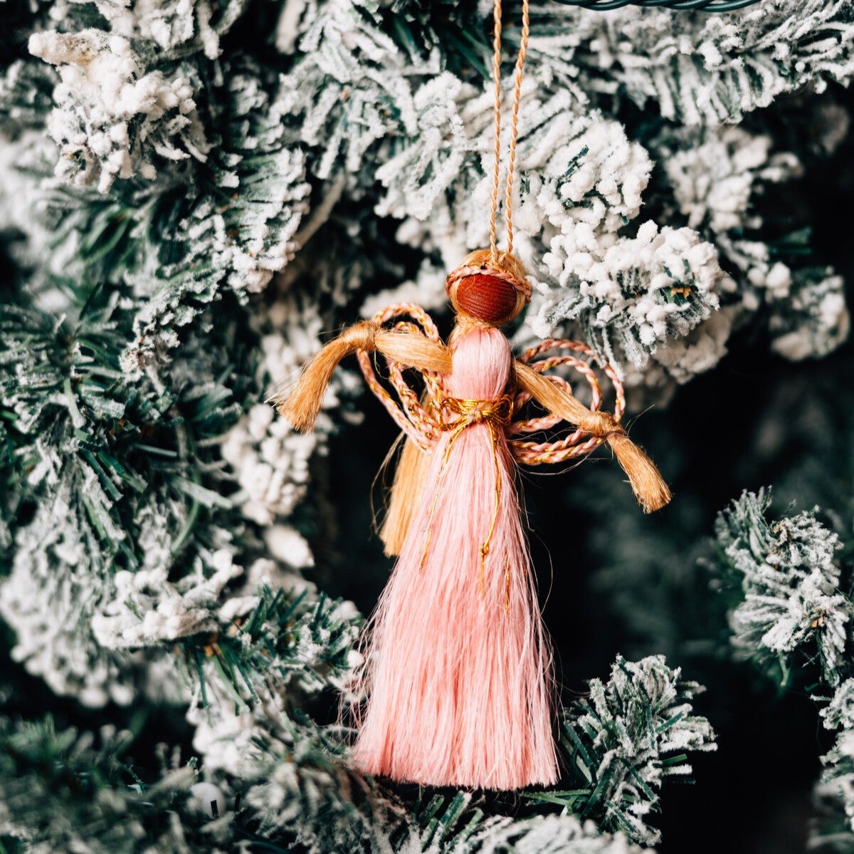 Pink Angel Ornament - Ten Thousand Villages