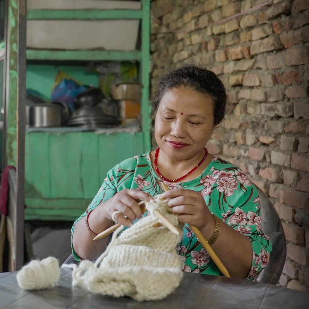 Chunky Knit Christmas Stocking - Ten Thousand Villages