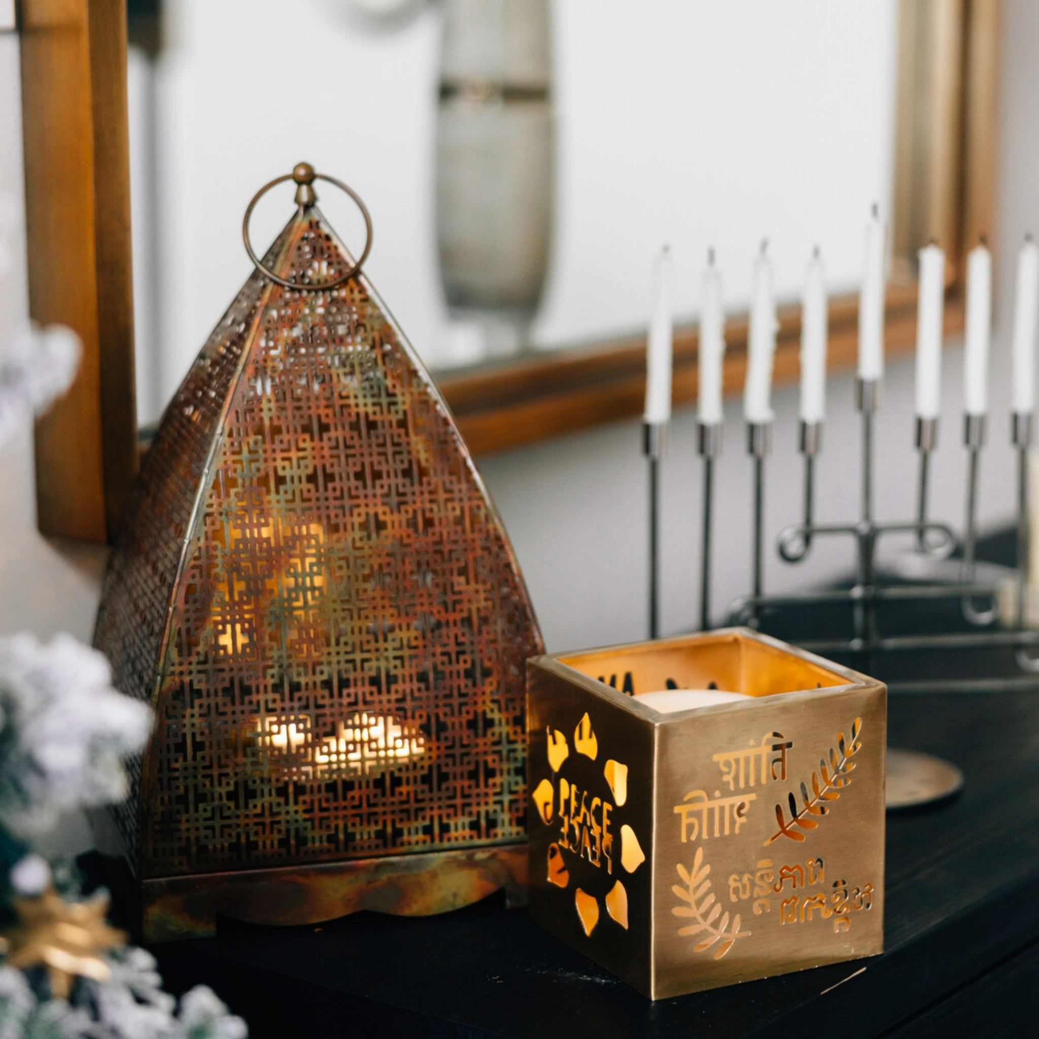 Paz World Peace Candleholder - Ten Thousand Villages