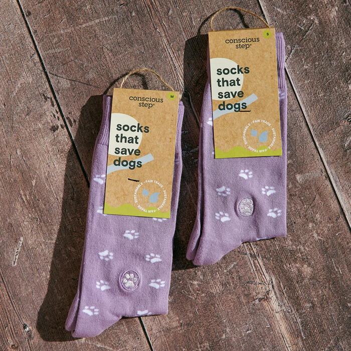Socks That Save Dog - Lavender (Sm) 2