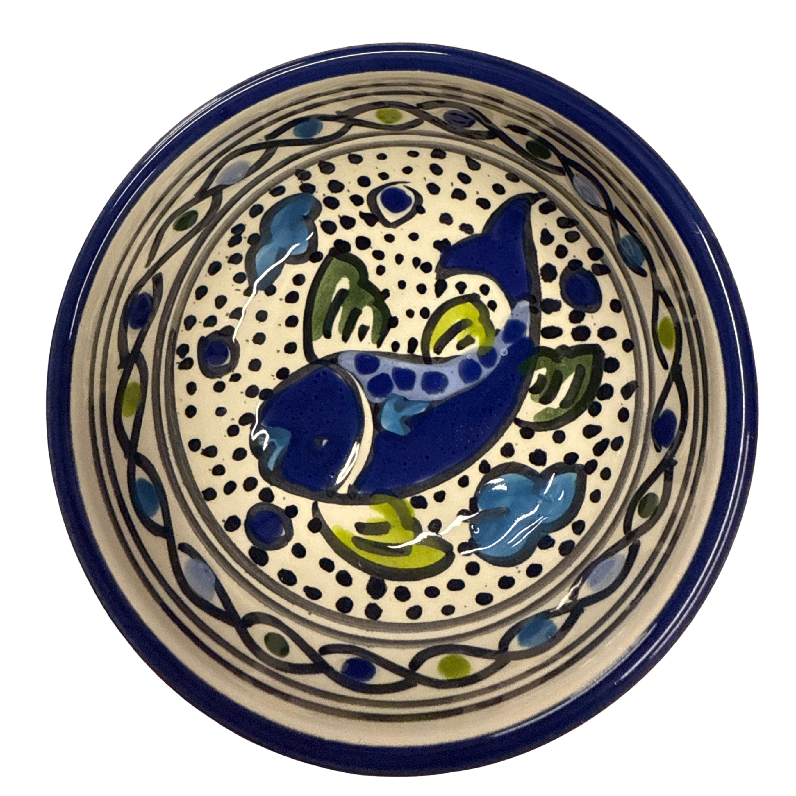 Hudu Blue Koi Bowl
