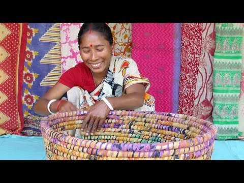 Recycled Saris from Bangladesh