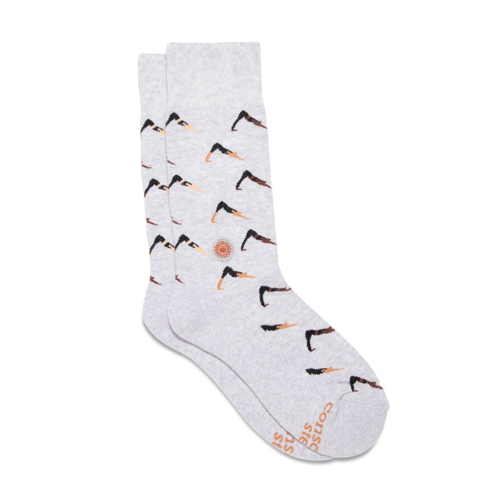 Socks that Support Mental Health - Yoga (Md) 1