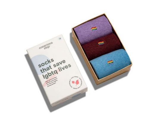 BOX Socks That Save LGBTQ Lives Comfort (Lg)