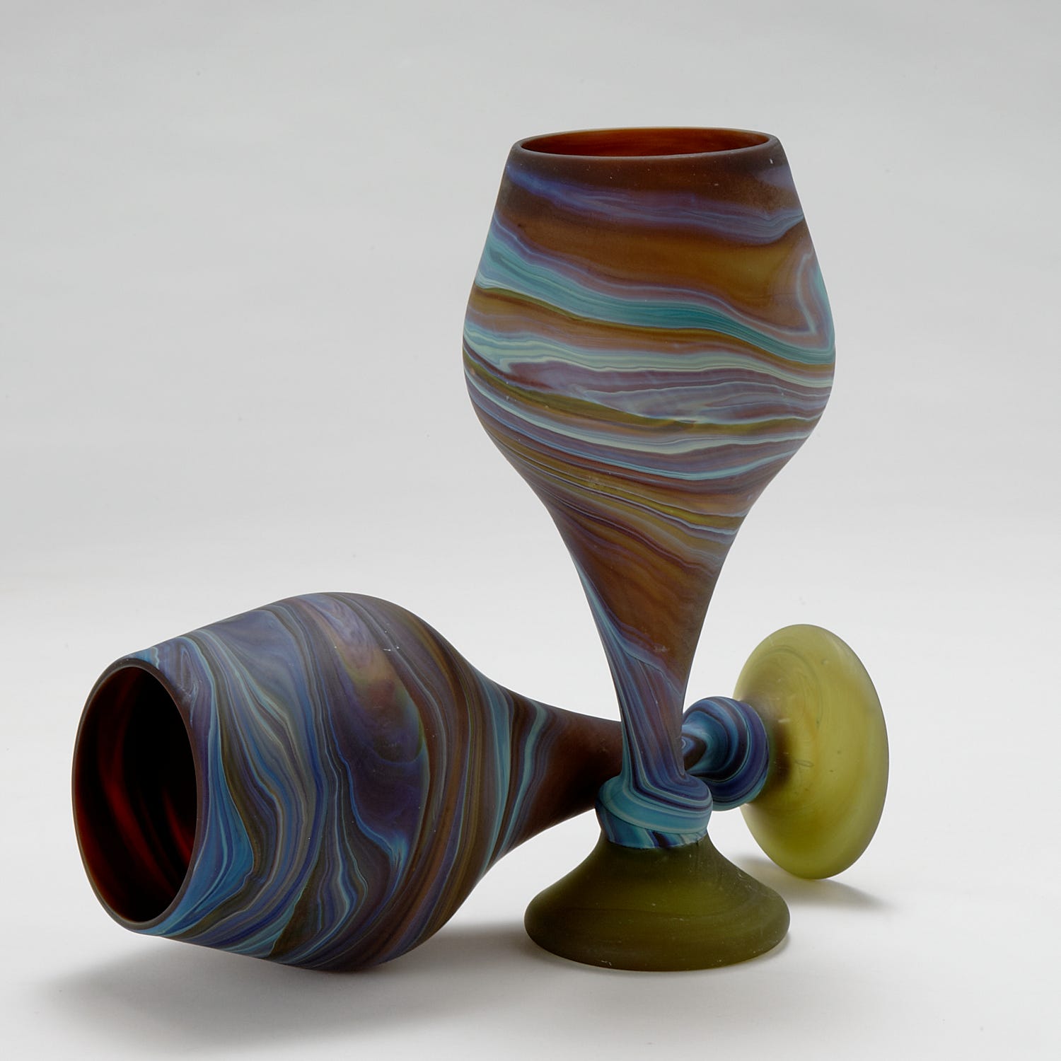 Phoenician Glass Goblet - Ten Thousand Villages