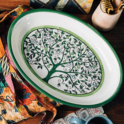 Tree of Life Serving Platter - Ten Thousand Villages