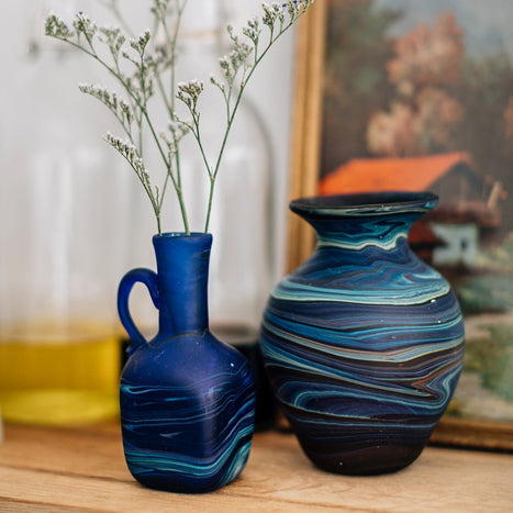 Phoenician Glass Mini Vase Sea 3