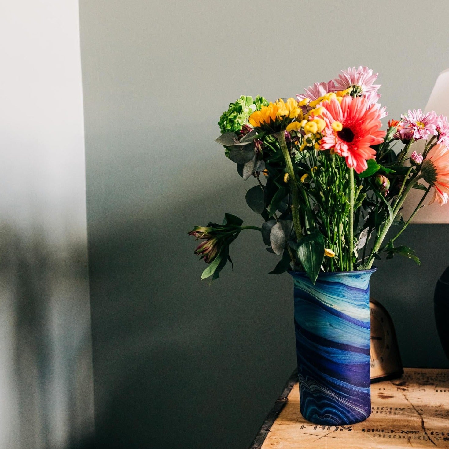 Phoenician Glass Vase - Ten Thousand Villages