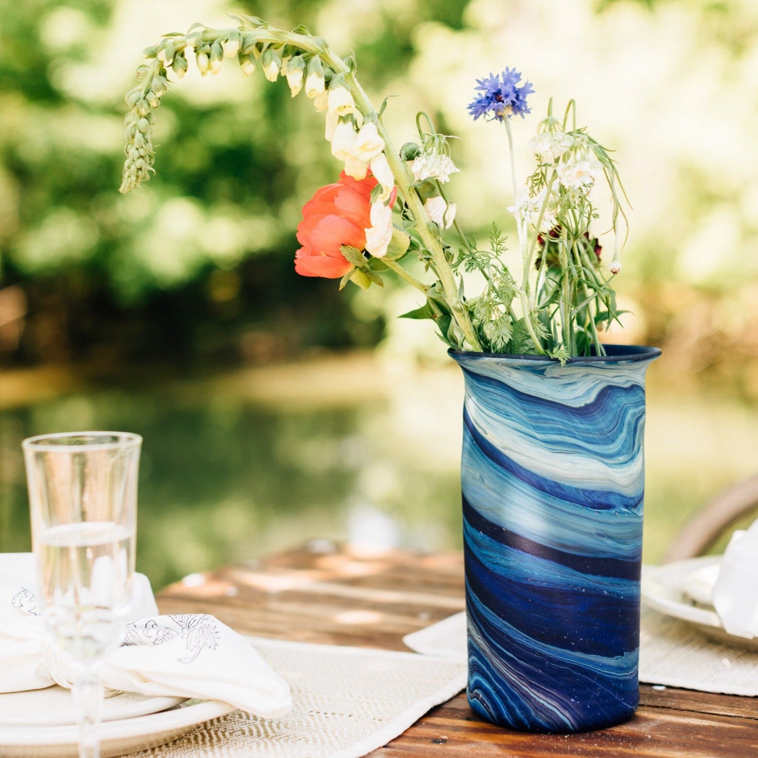Phoenician Glass Vase – Ten Thousand Villages