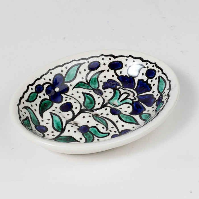 Floral Ceramic Soap Dish 3