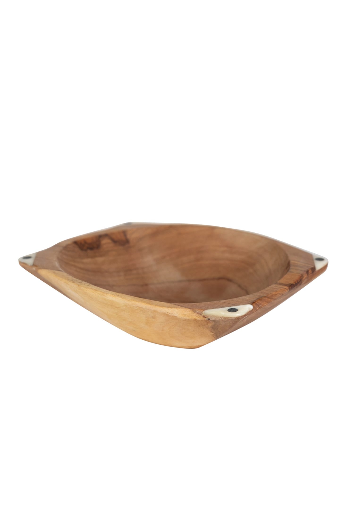 Four Corners Olive Wood Serving Bowl - Ten Thousand Villages