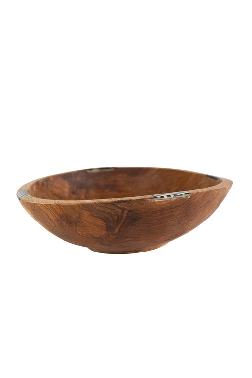 Minimalist Olive Wood Serving Bowl