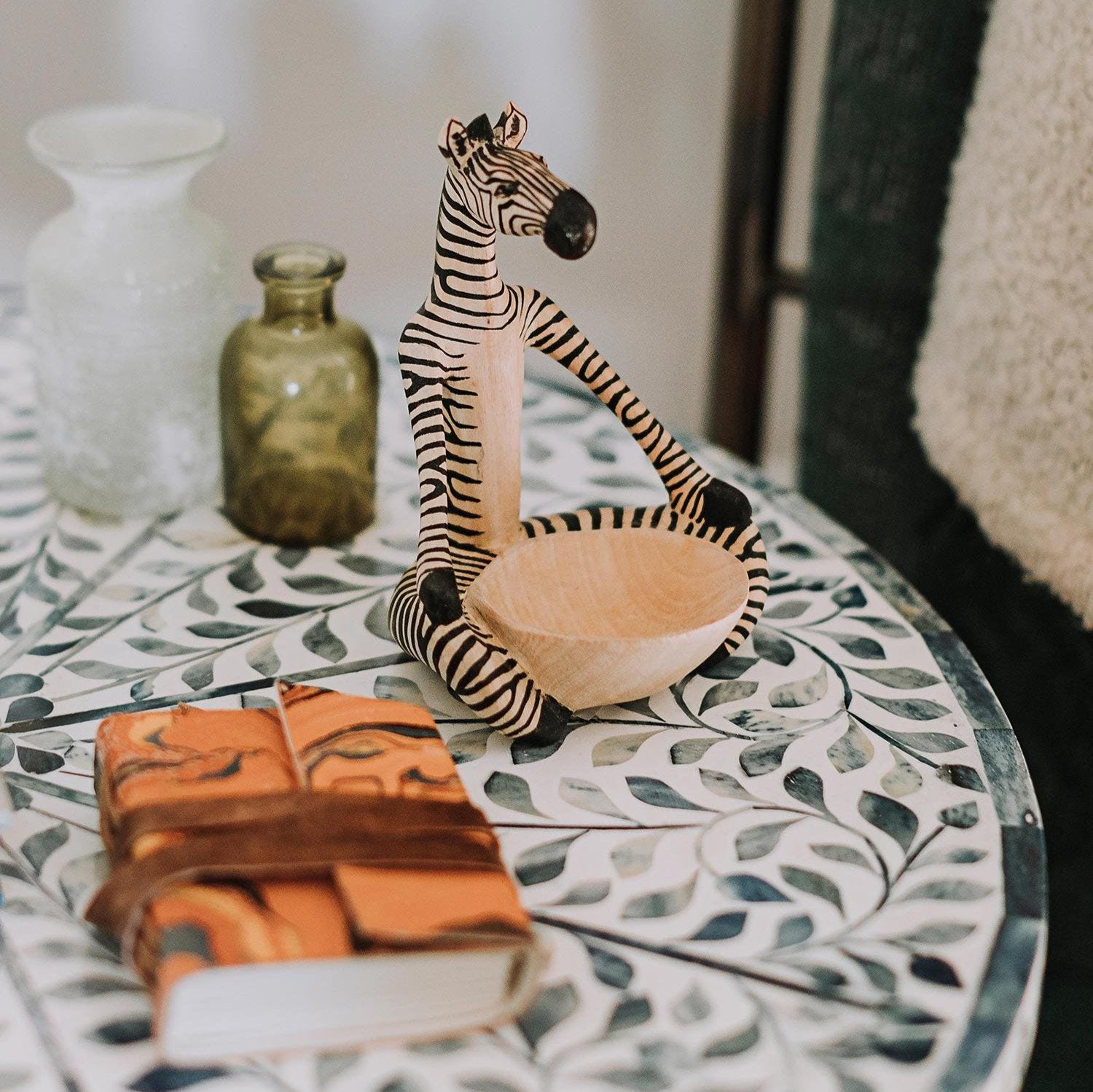 Yoga Zebra Bowl - Ten Thousand Villages