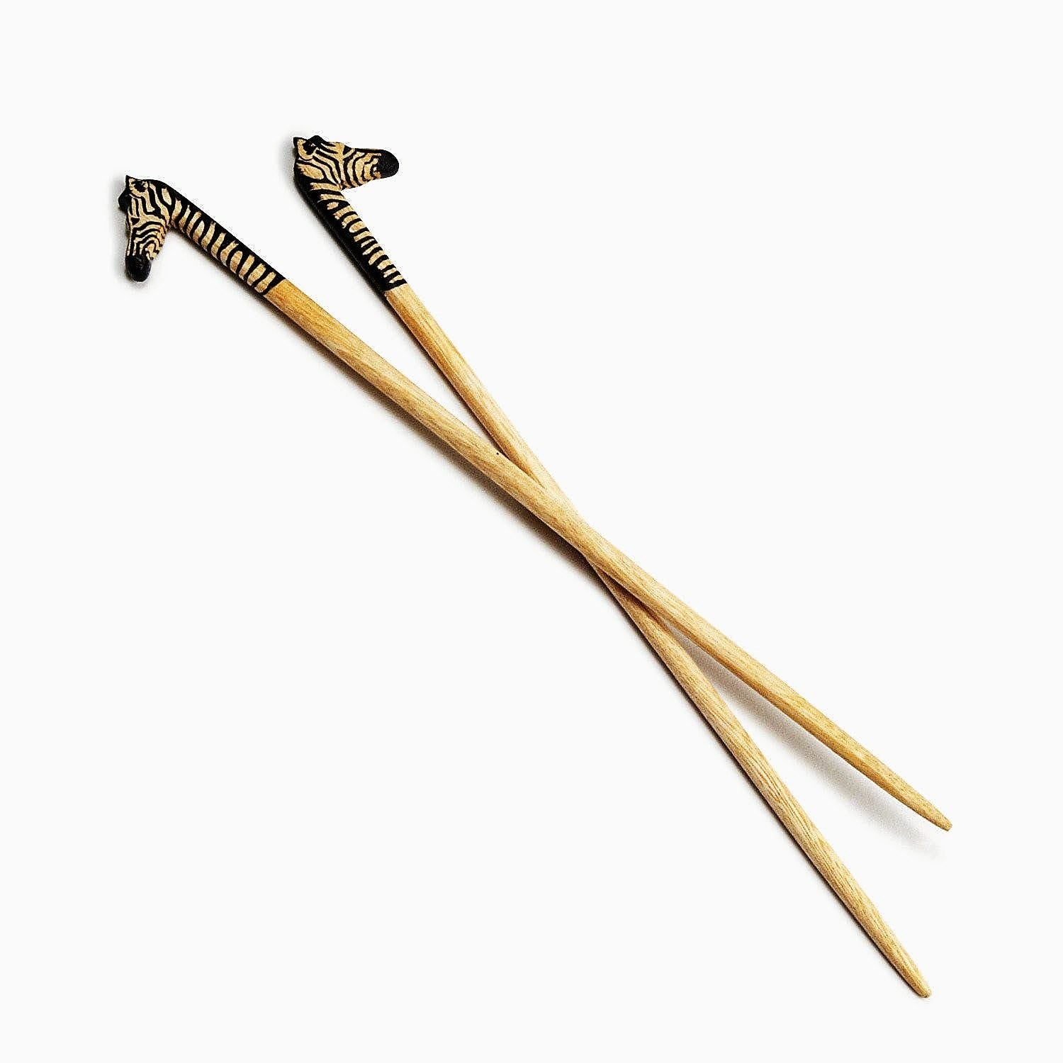 Zebra Chopstick Pair - Ten Thousand Villages