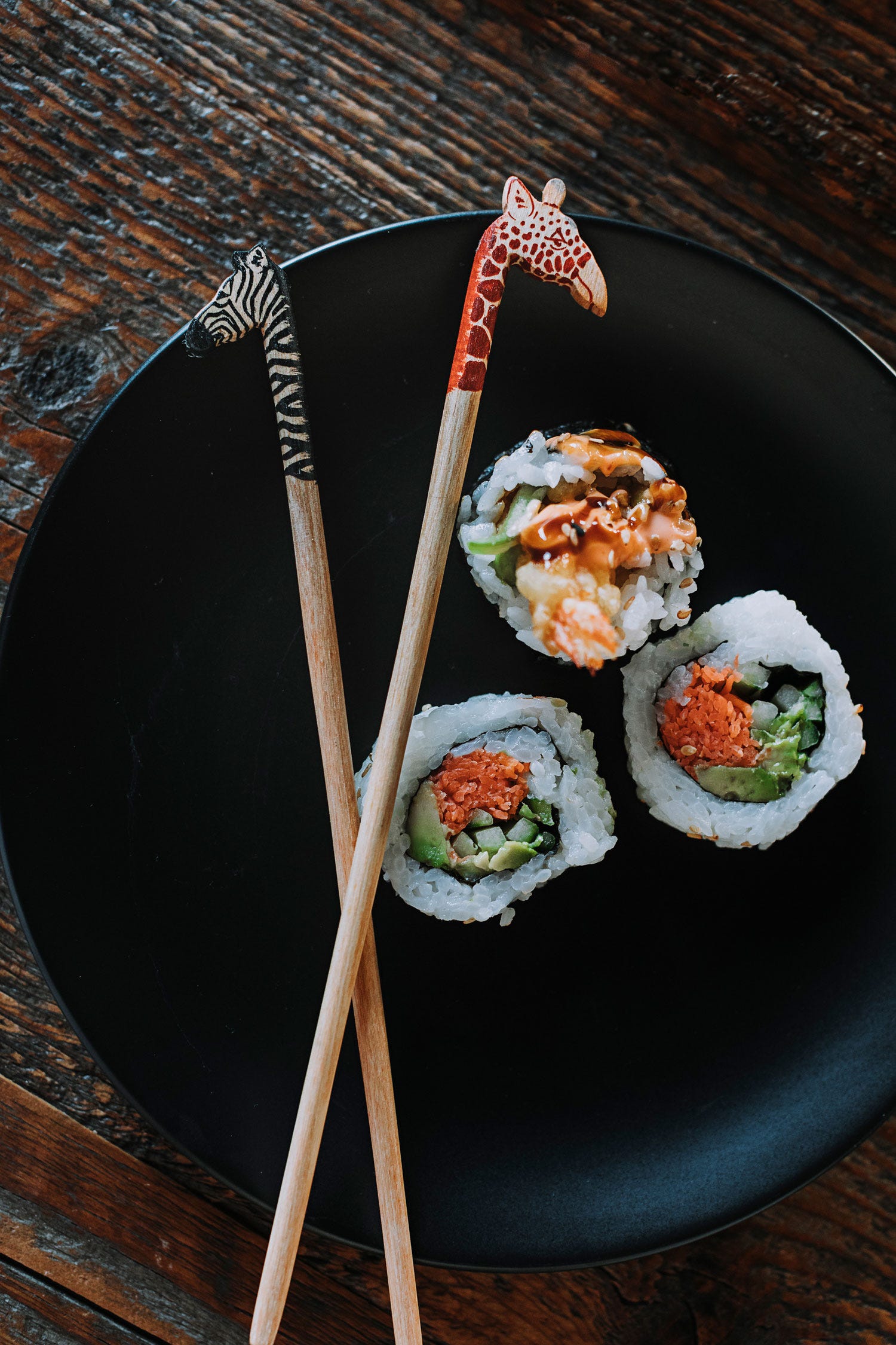 Zebra Chopstick Pair - Ten Thousand Villages