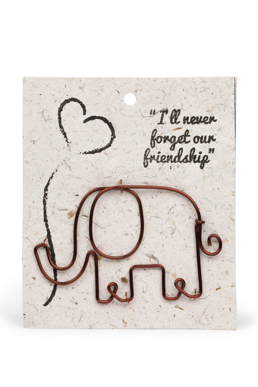 Wire Elephant  Gift Bookmark