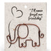 Wire Elephant  Gift Bookmark thumbnail 1