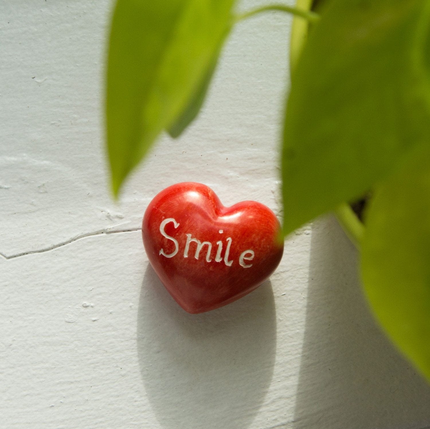 Smile Heart Paperweight - Ten Thousand Villages