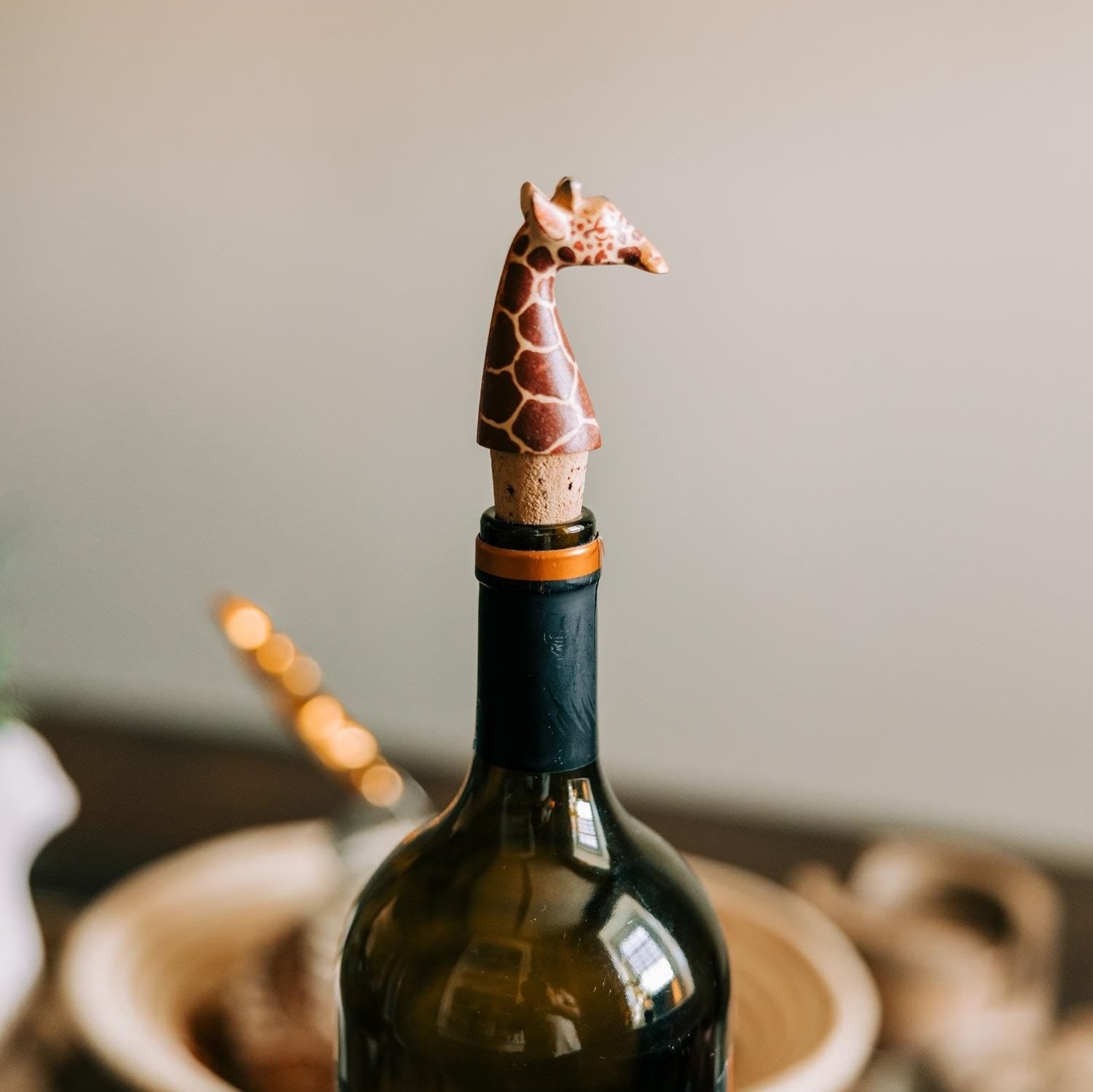 Bottle Topper Giraffe - Ten Thousand Villages