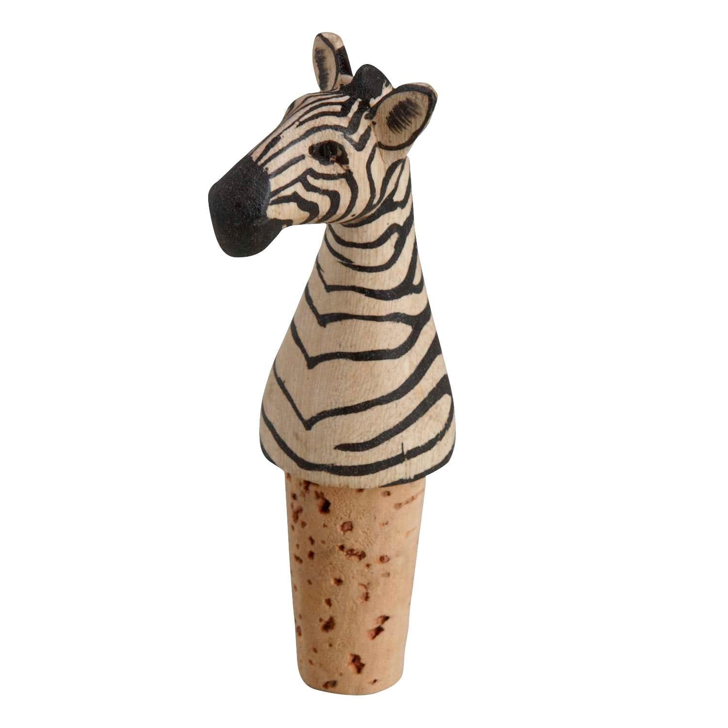 Bottle Topper Zebra - Ten Thousand Villages