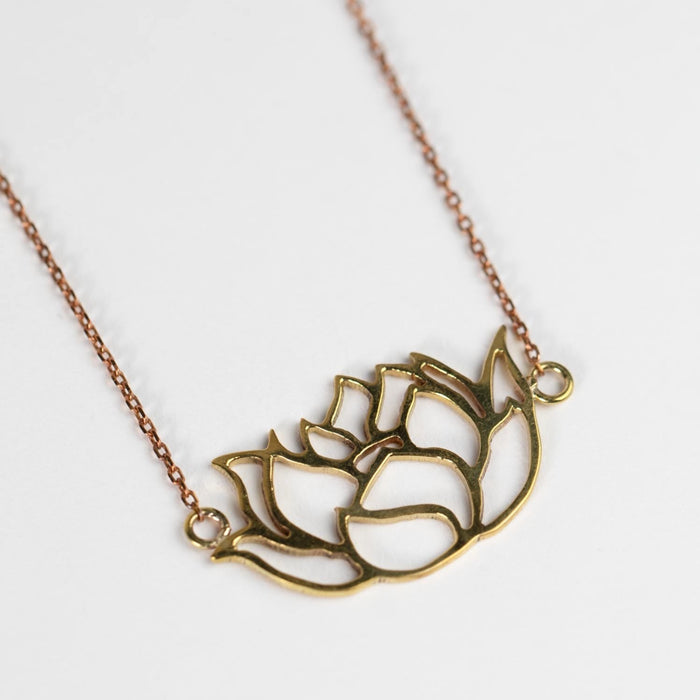 Graceful Lotus Necklace 2