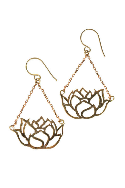Graceful Lotus Earrings