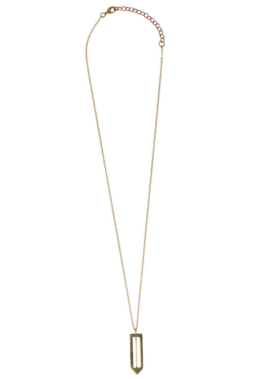 Pointed Path Necklace