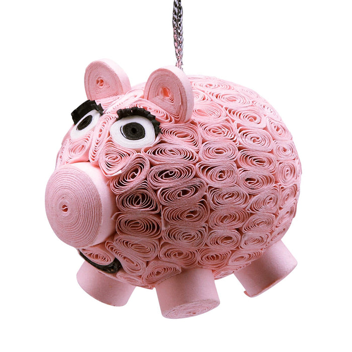 Smiling Pig Ornament 1