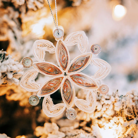 Quill Snowflake Ornament 3